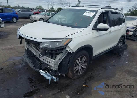 2018 Honda Pilot Ex-L из США, поврежденный, VIN 5FNYF5H57JB008436